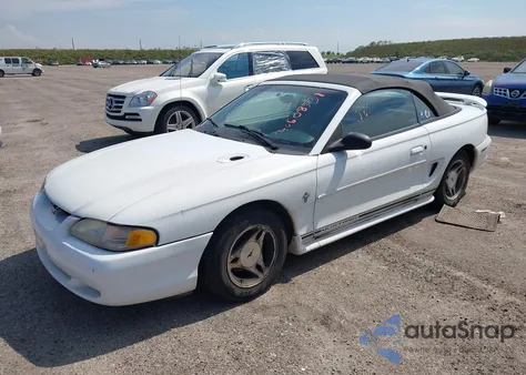 1997 Ford Mustang из США, поврежденный, VIN 1FALP4449VF180036